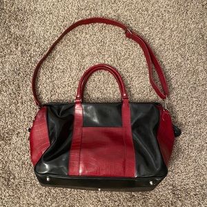 Vintage Bueno Leather Duffle Bag
